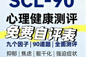 SCL-90心理健康测评
